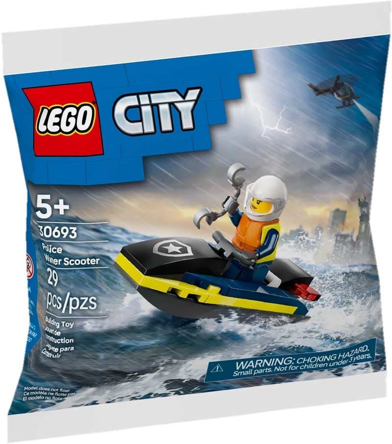 Blocos de Montar Lego City Water Scooter - 30693 (29 Peças)