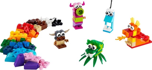 Blocos de Montar Lego Classic Creative Monsters 11017 (140 Peças)