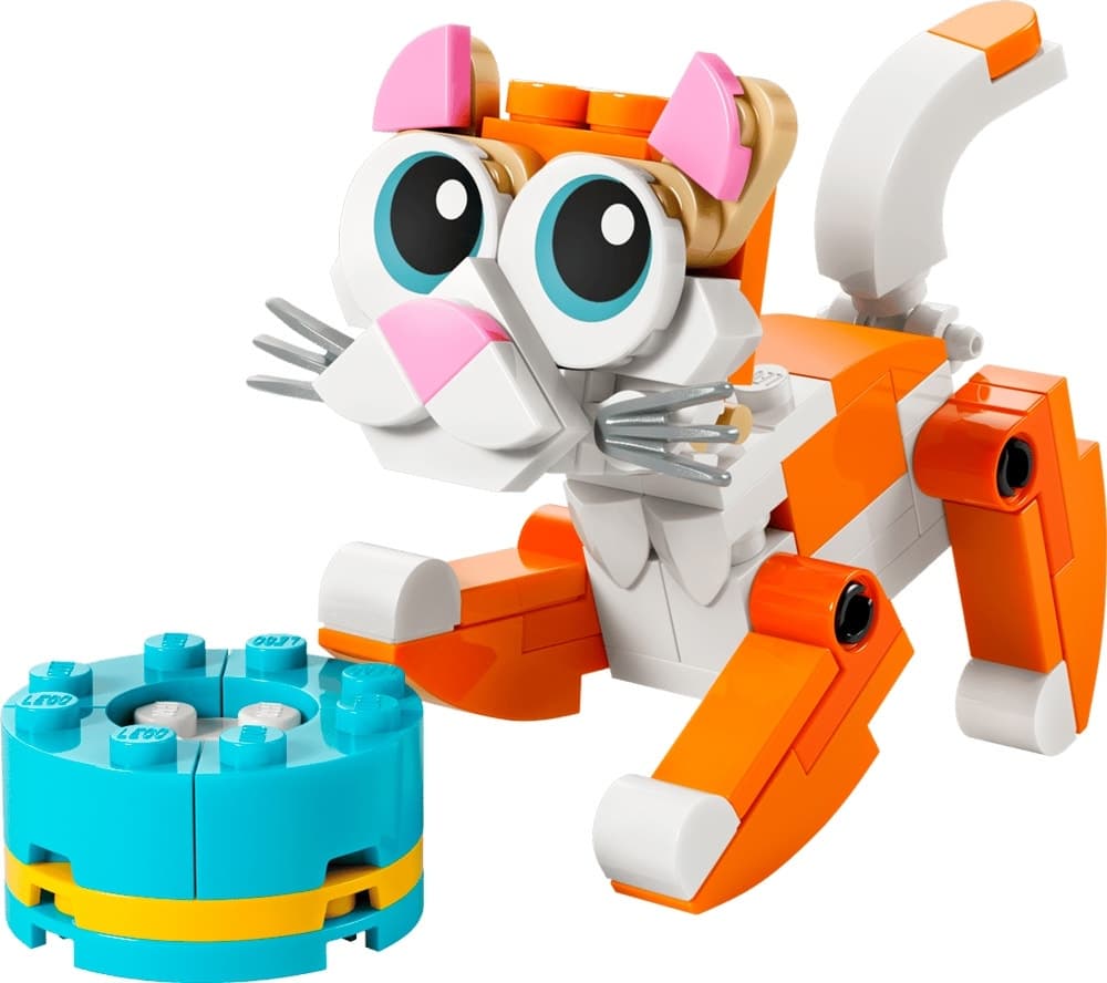 Blocos de Montar Lego Creator Orange Cat - 30714 (79 Peças)
