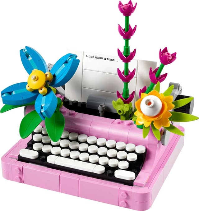 Blocos de Montar Lego Creator Typewriter With Flowers 3Em1 - 31169 (363 Pcs)