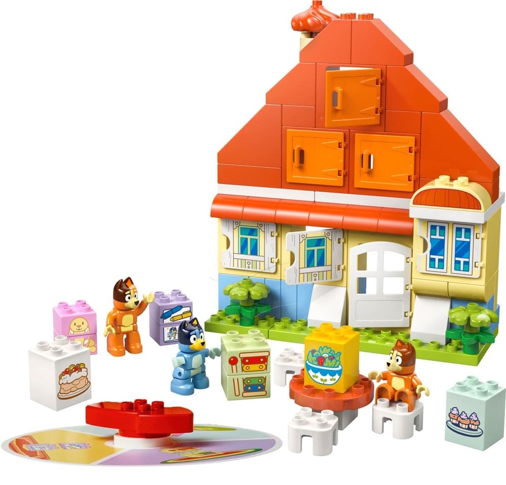 Brinquedo Lego Duplo Bluey's Family House com Jogo da Memória - 10459 - (83 Peças)