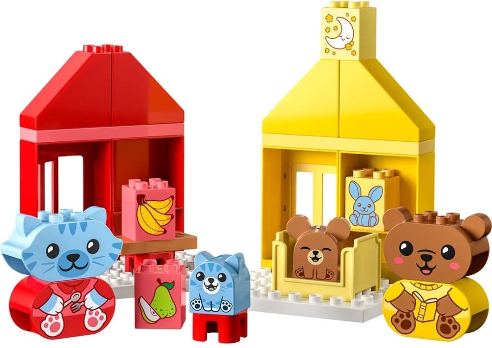 Blocos de Montar Lego Duplo Rotinas Diárias Comer e Dormir 10414 28 Peças