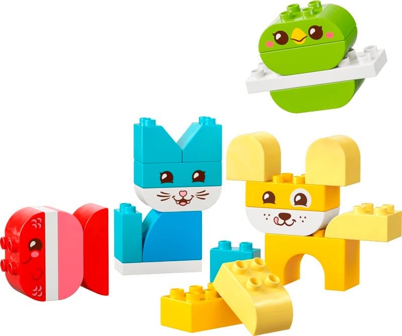 Blocos de Montar Lego Duplo My First Creative Cute Pets 3 Em 1 - 10477 (24 Pçs)