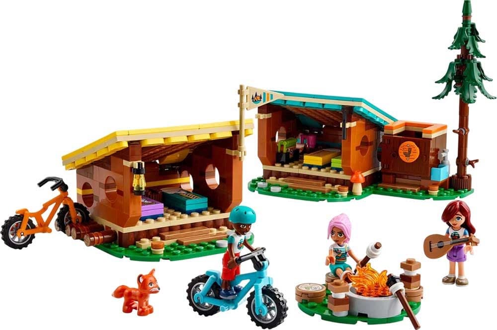 Blocos de Montar Lego Friends Adventure Camp Cozy Cabins 42624 (437 Peças)