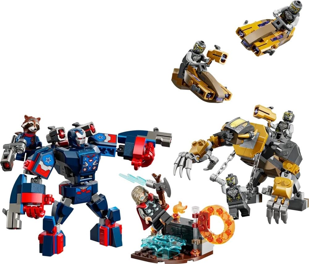 Blocos de Montar Lego Marvel Avengers Endgame Thor Vs Chitauri - 76322 - (373 Peças)