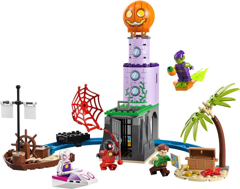 Blocos de Montar Lego Marvel Green Goblin's Lighthouse 10790 149 Peças