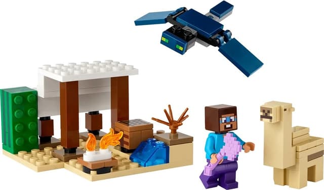 Blocos de Montar Lego Minecraft Steve's Desert Expedition - 21251 (75 Peças)