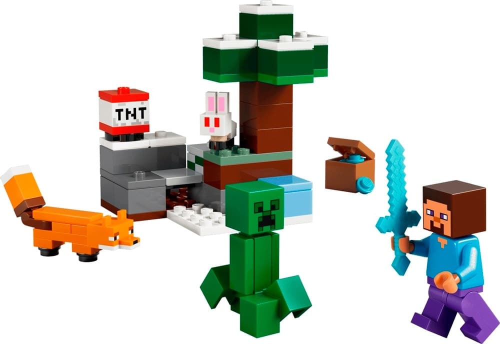 Blocos de Montar Lego Minecraft Steve's Taiga Adventure 21583 (79 Pçs)