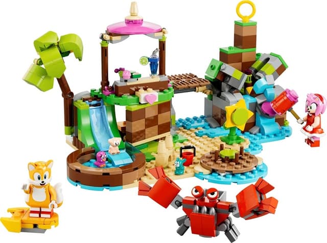 Blocos de Montar Lego Sonic The Hedgehog Amy's Animal Rescue Island 76992 388 Peças