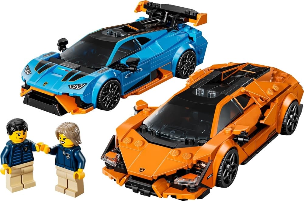 Blocos de Montar Lego Speed Champions Lamborghini Revuelto & Huracán Sto - 77238 - (607 Peças)