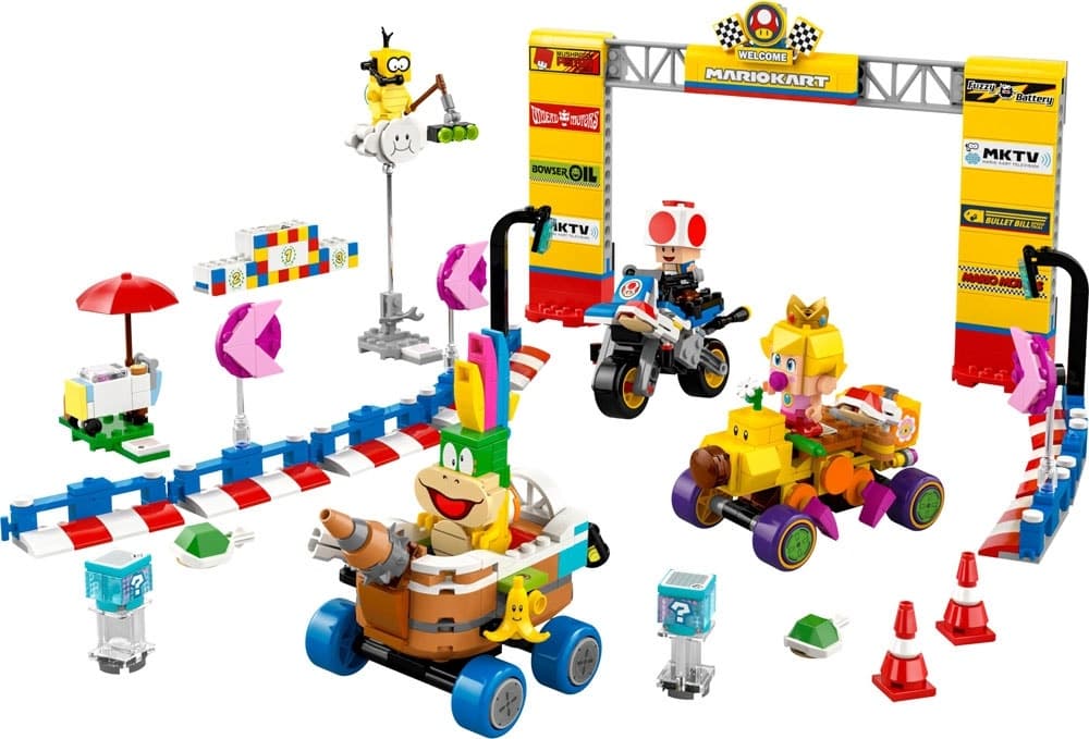 Blocos de Montar Lego Super Mario Baby Peach & Grand Prix Set - 72036 (823 Peças)
