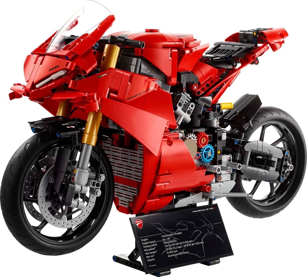 Blocos de Montar Lego Technic Ducati Panigale V4 S 42202 (1603 Peças)