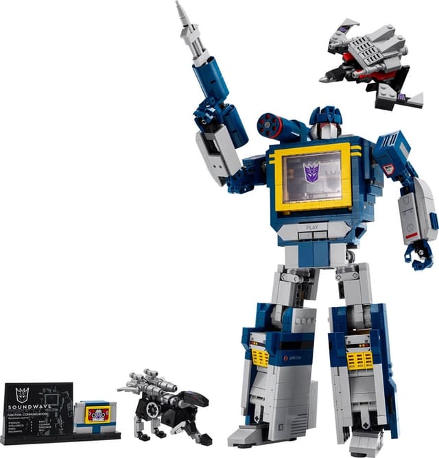 Blocos de Montar Lego Transformers Soundwave - 10358 - (1505 Peças)