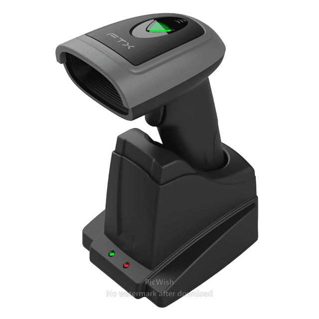 Leitor de Código de Barras Ftx LC123BH5 Sem Fio Com Base / 2D - Preto