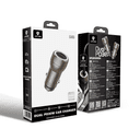 Carregador Veicular Lenyes Ca65 30W Prateado
