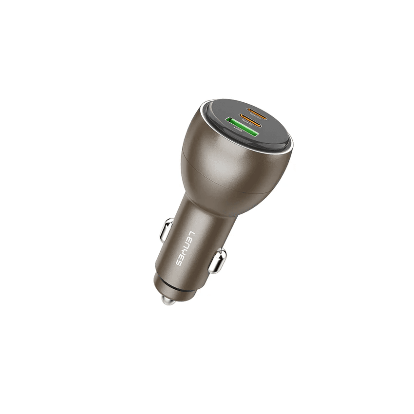Carregador Veicular Lenyes Ca66 95W Prateado