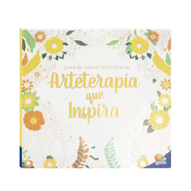 Livro para Colorir Todolivro Antiestresse Arteterapia Inspira 48 Folhas