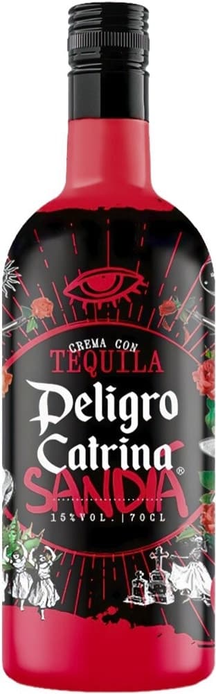 Licor Creme com Tequila Peligro Catrina Melancia - 700mL