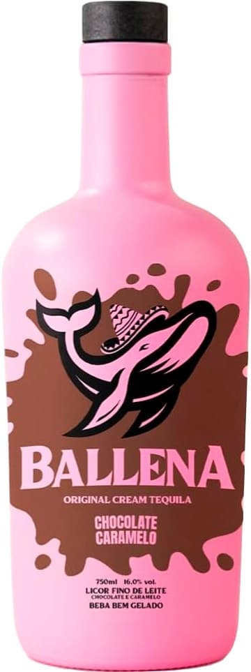 Licor Ballena Chocolate Caramelo Cream Tequila 750mL