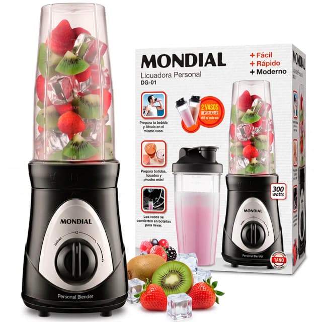 Liquidificador Mondial Dg-01 300W - Preto - Suc-1-Matriz / 110V