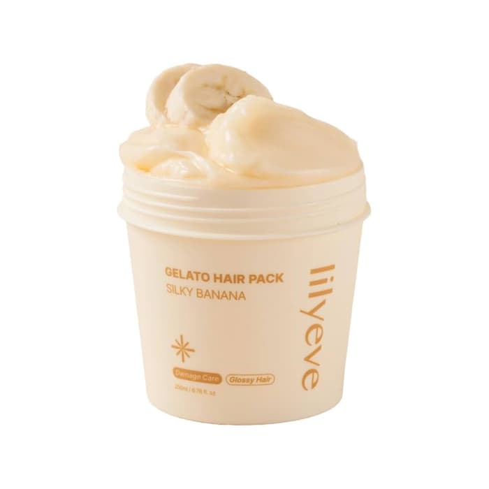 Tratamento Capilar Lilyeve Repair Turn Gelato Hair Pack Silky Banana 200 Ml