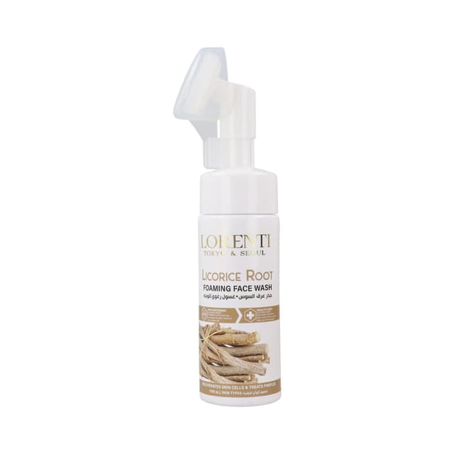 Espuma de Limpeza Facial Lorenti Raiz de Licorice 150ml