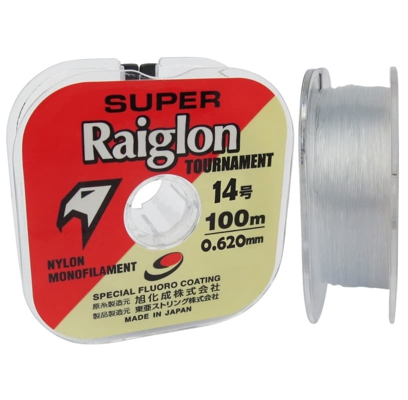 Linha Monofilamento Marine Sports Super Raiglon 14LB 0.620Mm 100M