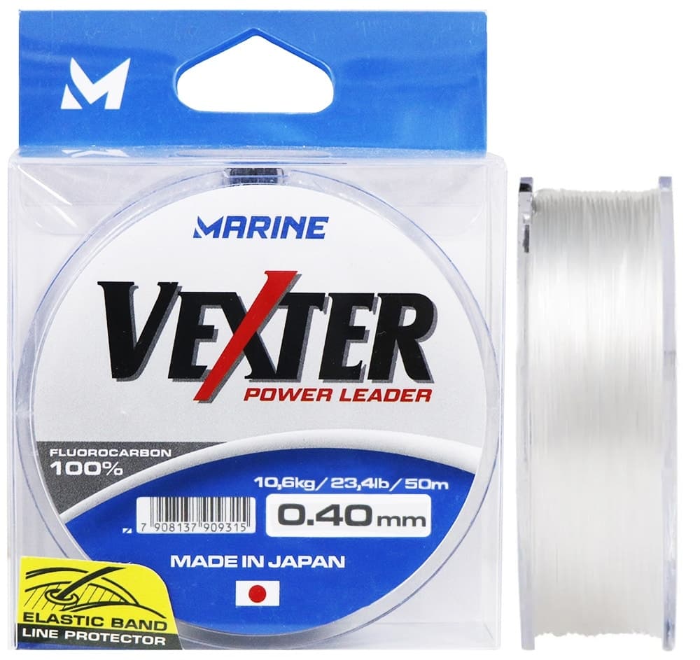 Linha de Monofilamento Marine Sports Vexter Power Leader 0.40Mm 23.4Lb 50M