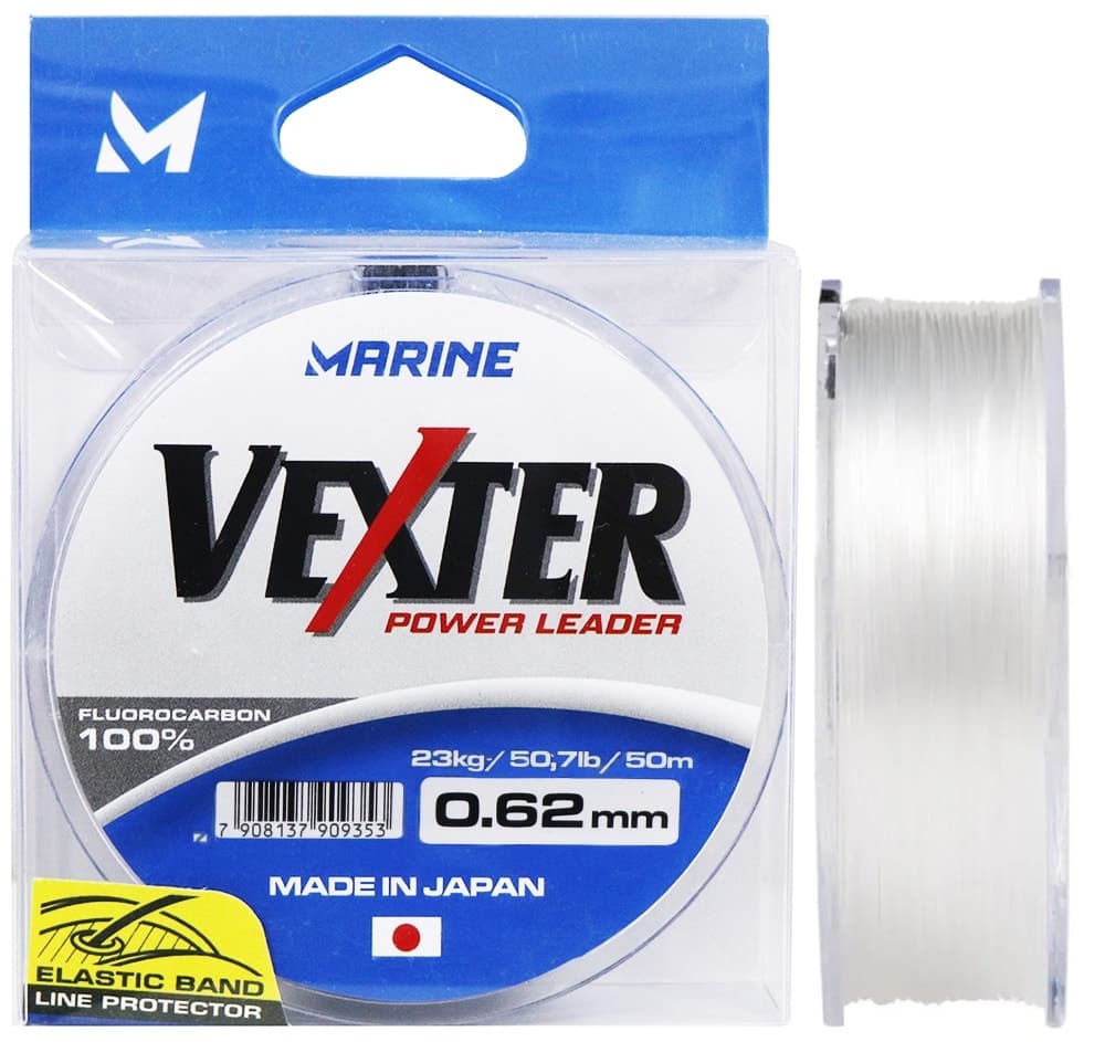 Linha de Monofilamento Marine Sports Vexter Power Leader 0.62Mm 50.7Lb 50M