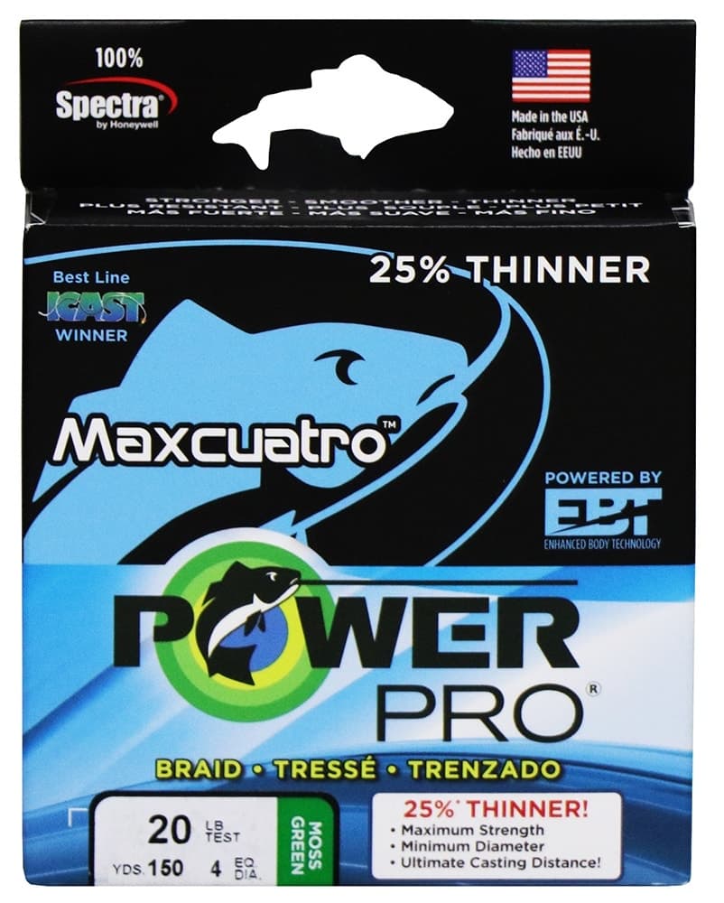 Linha Multifilamento Power Pro Maxcuatro 20LB 9KG 0.19Mm 135M