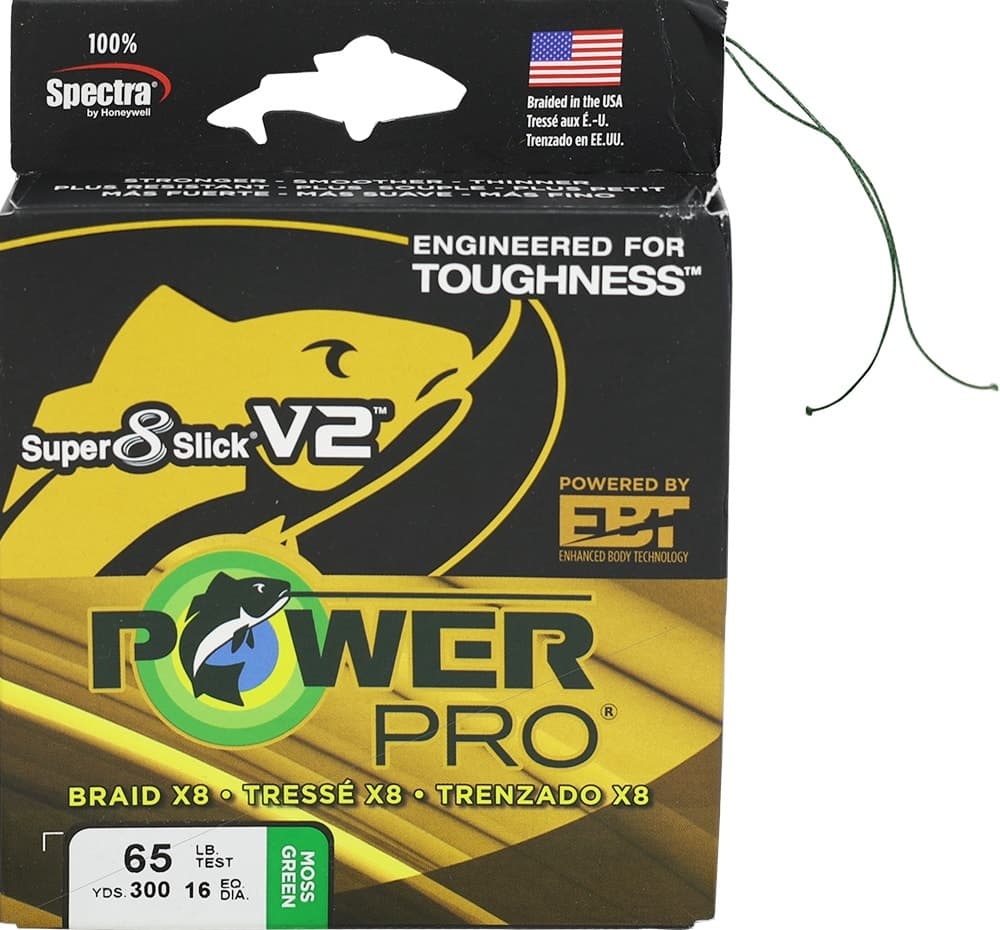 Linha Multifilamento Power Pro Super 8 Slick V2 65LB 30KG 0.41Mm 275M