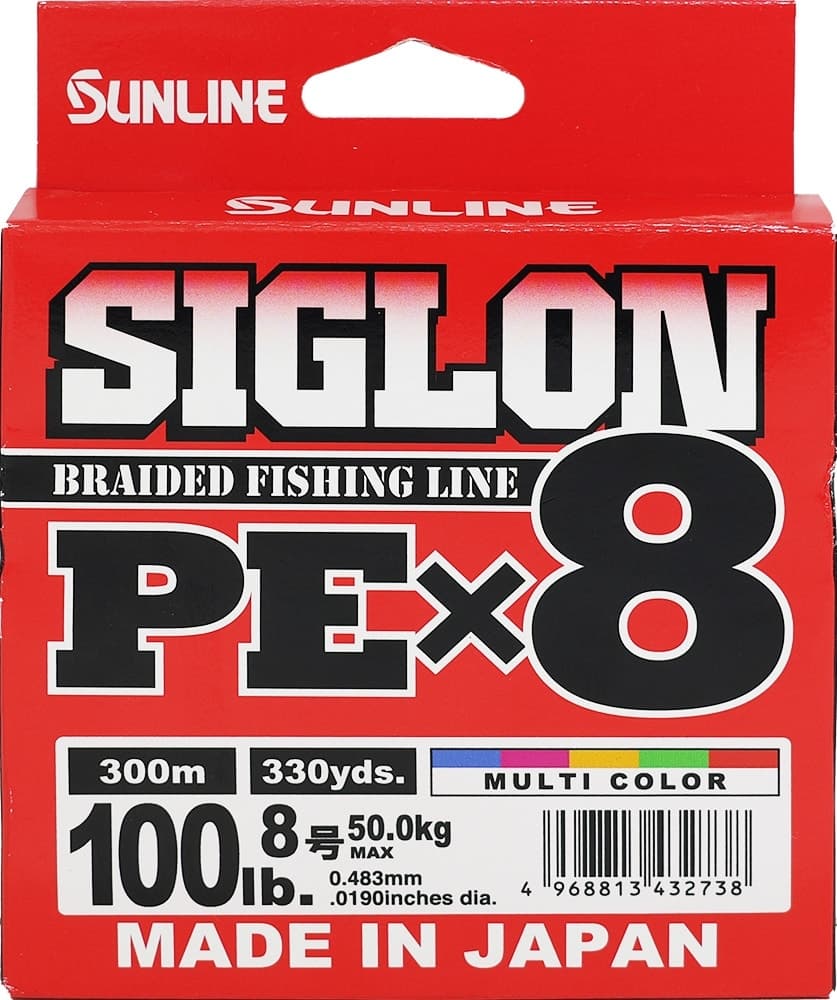 Linha Multifilamento Siglon PEx8 100LB 50.0Kg 0.483Mm 300M