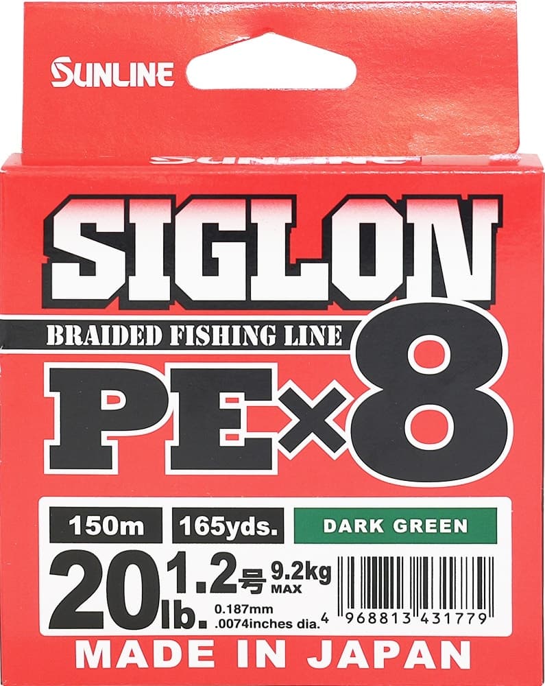 Linha Multifilamento Siglon PEx8 20LB 9.2Kg 0.187Mm 150M