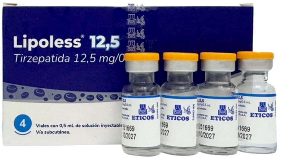 Solução Injetável Lipoless 12,5Mg Eticos (4 Frascos)