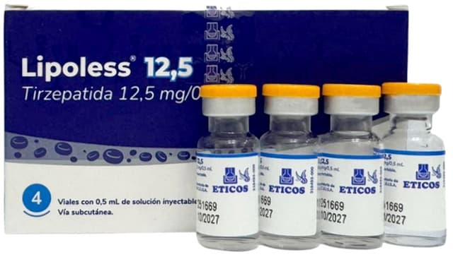 Solução Injetável Lipoless 12,5Mg Eticos (4 Frascos)