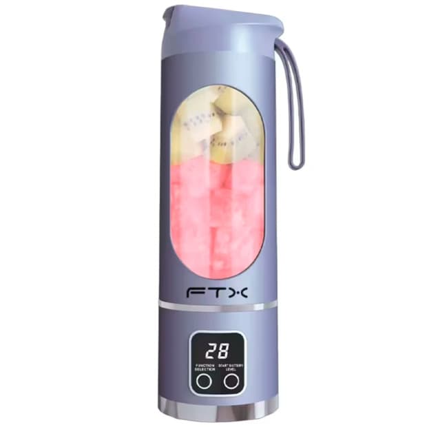 Liquidificador Ftx Recarregável 25W Roxo