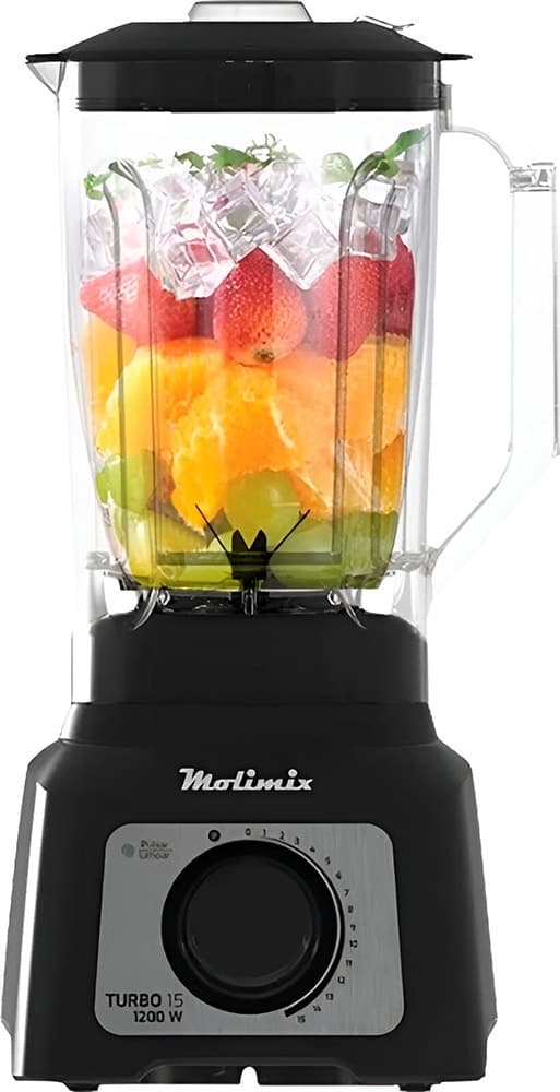 Liquidificador Molimix Ml-1200-B Añetete 1200W 220V/50-60Hz Preto