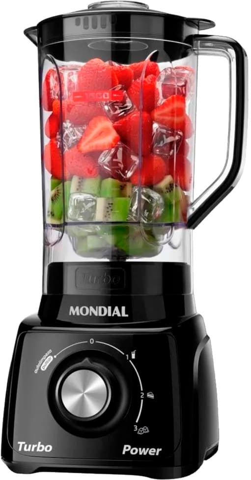 Liquidificador Mondial L-99-Fb 110V - 60Hz Preto
