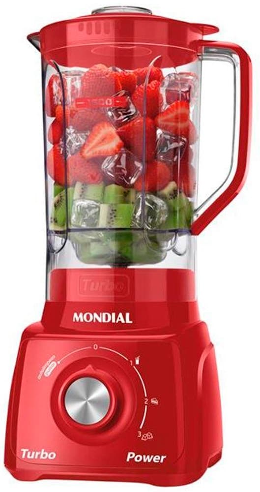 Liquidificador Mondial L-99-Fr 220V 50/60Hz Vermelho