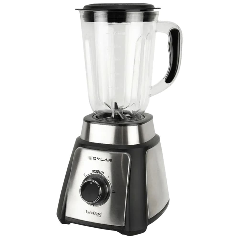 Liquidificador Qylar Turbo Blend Qy-2002 1000W 220V 1.5L Preto/Inox