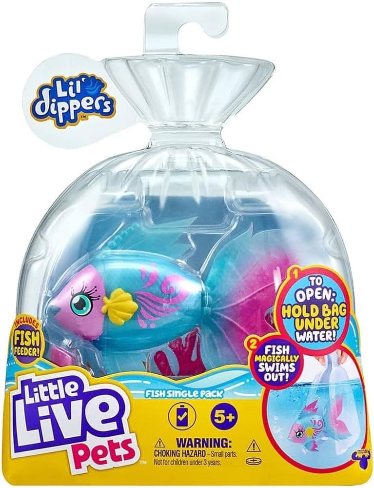 Brinquedo Moose Litte Live Pets Fish Single Pack