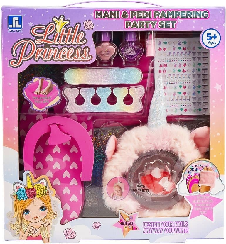 Kit de Manicure e Pedicure Little Princess Zyra Toys