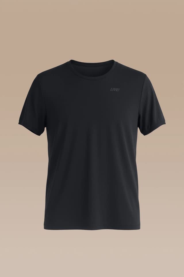 Camiseta Masculina Live Train Comfy P8111 Preto Tam. M