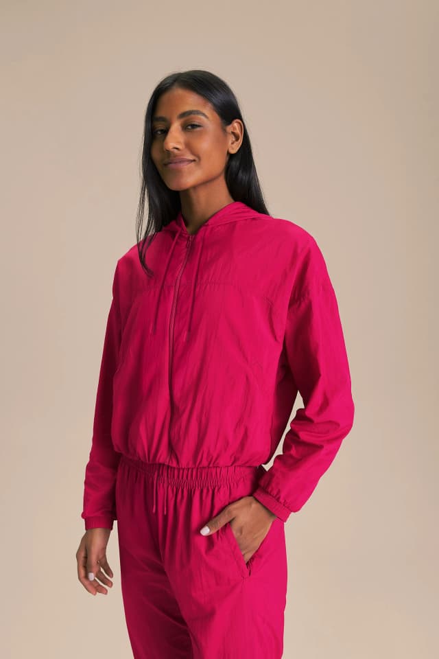 Jaqueta Live Feminina Long Nylon 61877 Rosa Tam. G
