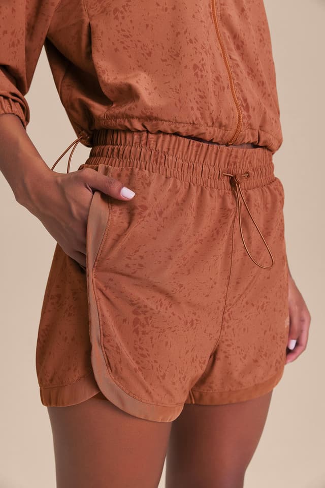 Short Feminino Live Sparkflow Dryside 61864 Terracota Tam. L