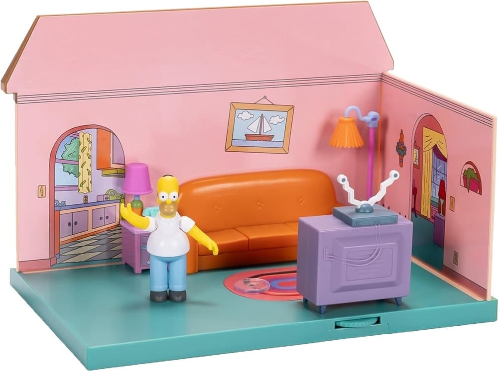 Diorama de Sala de Estar The Simpsons Jakks Pacific - 17556