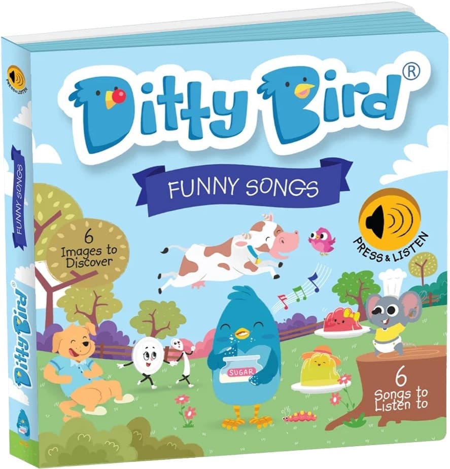 Livro Musical Ditty Bird Canções Engraçadas