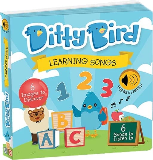 Livro Musical Ditty Bird Learning Songs