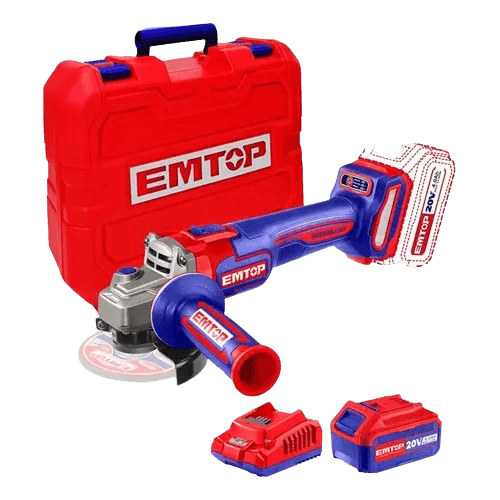 Lixadeira A Bateria Emtop Elag2120252 20V 1200W 2 Baterias/1 Carregador