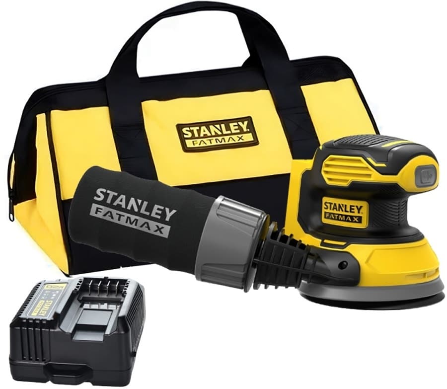 Lixadeira Roto Orbital Stanley SCS220D1S-B2 5" 20V 220V-50/60Hz